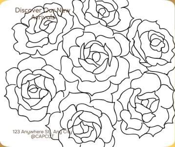 ไฟล์ภาพระบายสีดอกกุหลาบ: สัมผัสความงามแห่งธรรมชาติ ผ่อนคลายไปกับสีสัน